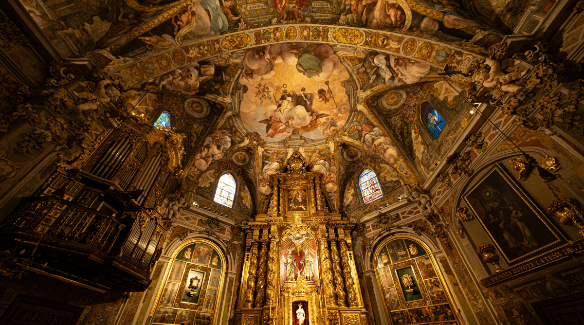 Kirken Capella Palatina på Sicilien